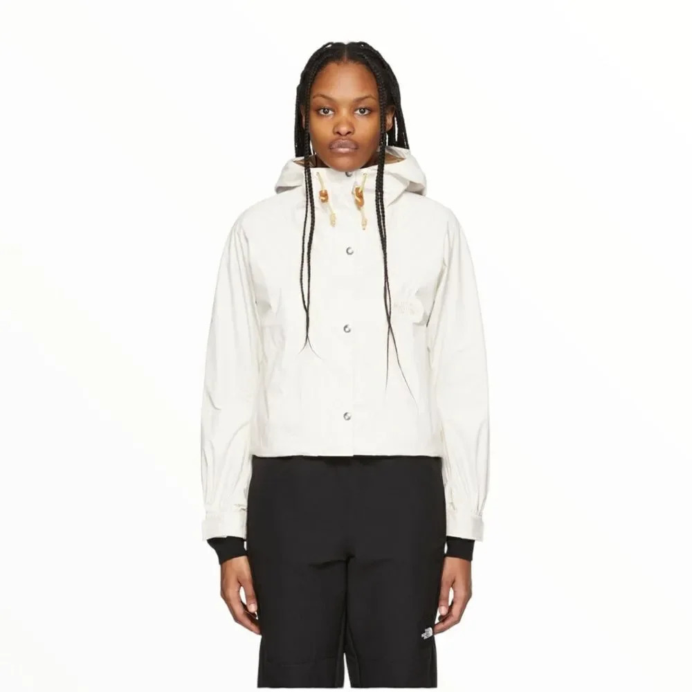 THE NORTH FACE Gardenia White 78 Rain Top Jacket NWT XL Waterproof Hooded Coat - Picture 4 of 7